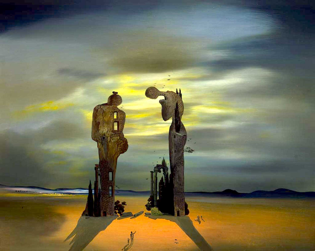 Reminiscencia Arqueológica del Angelus de Millet  obra de Salvador Dali realizada en 1934