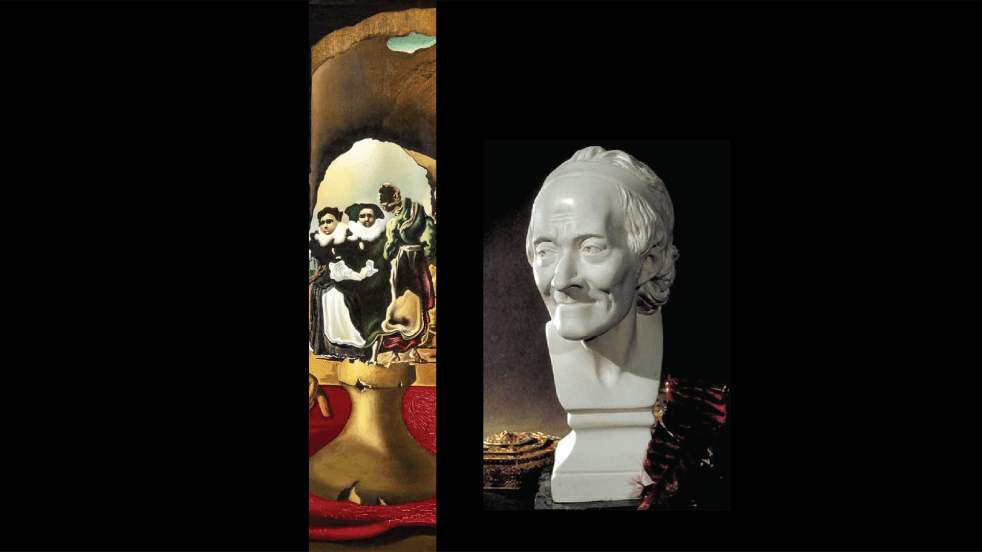 MERCADO CON ESCLAVOS CON APARICIÓN DEL BUSTO INVISIBLE DE VOLTAIRE – CMZ